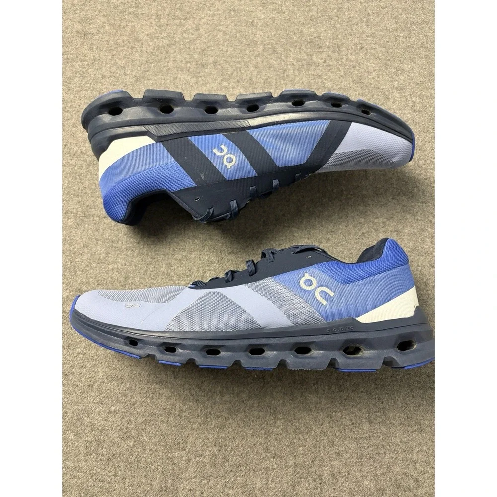 On Running Cloudrunner Mens 13 Running Shoes Blue Grey 46.98238 Low Top Sneakers